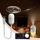 بروجكتور مجرة 2 في 1 مع إضاءة ليلية Galaxy Projector Night Light