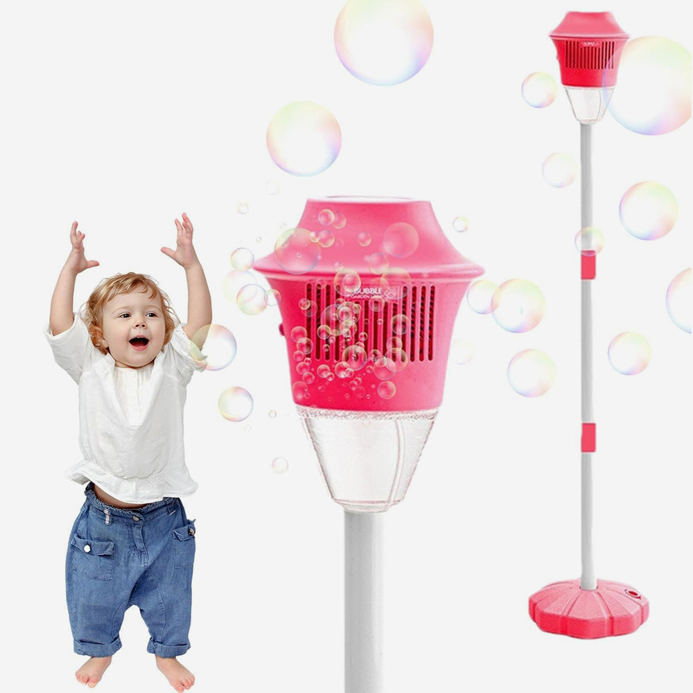 آلة فقاعات عامودية, موسيقية, مضيئة, أوتوماتيكية BUBBLE TORCH GARDEN LAMP