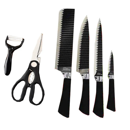 طقم سكاكين 6 قطع 6Pcs Kitchen Knife Set 