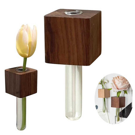 مزهريات خشبية مغناطيسية صغيرة Mini Wooden Magnetic Vases