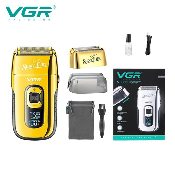 ماكينة حلاقة شفرة صغيرة مزدوجة Vgr V-332 mini metal twin blade shaving machine  مستلزمات رجالية