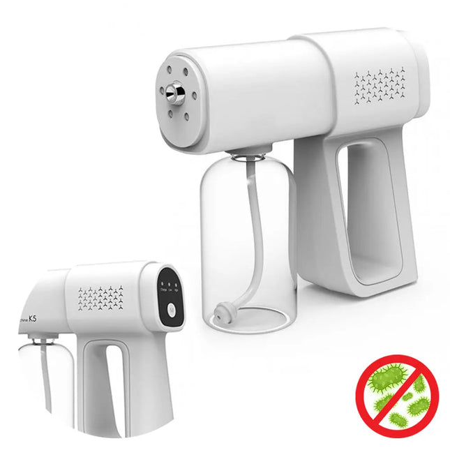 مسدس رش نانو مع بخار مطهر بالضوء الأزرق K5PRO Nano Spray Gun with Blue Light Fogging Disinfection Steam  أدوات منزلية