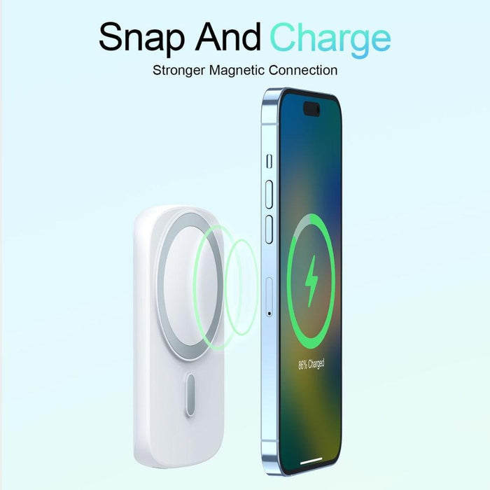 JOYROOM Magnetic Wireless Power Bank With Ring Holder 6000mAh  Joyroom Magnetic Wireless Power Bank with Ring Holder 6000mAh