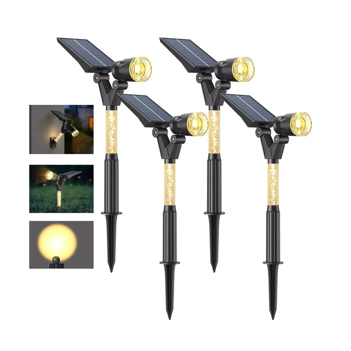 إضاءة خارجية تعمل بالطاقة الشمسية Solar Spot Lights Outdoor -  