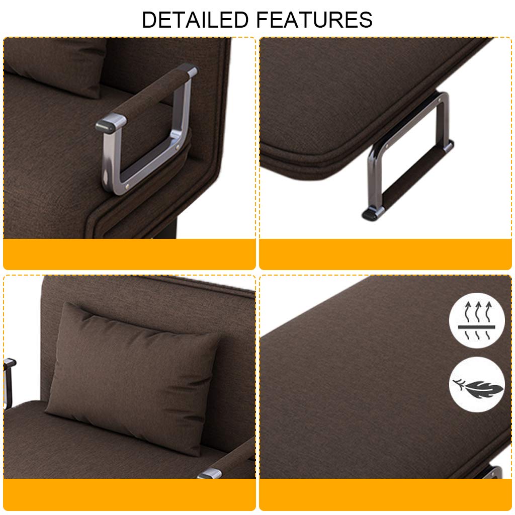 كنبة مفردة تتحول لسرير Folding Sofa, Arm Chair Single Bed Sleeper  أدوات منزلية