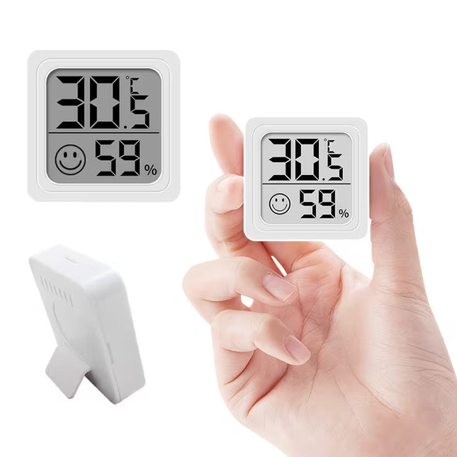 مقياس حرارة ورطوبة رقمي بشاشة Digital Thermo-Hygrometer LCD