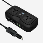محول طاقة من مدخل ولاعة السيارة الى مقابس و مخارج شحن POWER INVERTER WITH 2 UNIVERSAL SOCKETS