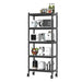 رفوف تخزين المنزلية متعددة الطبقات Kitchen Rack Multi-layer Adjustable Storage Cabinet -  