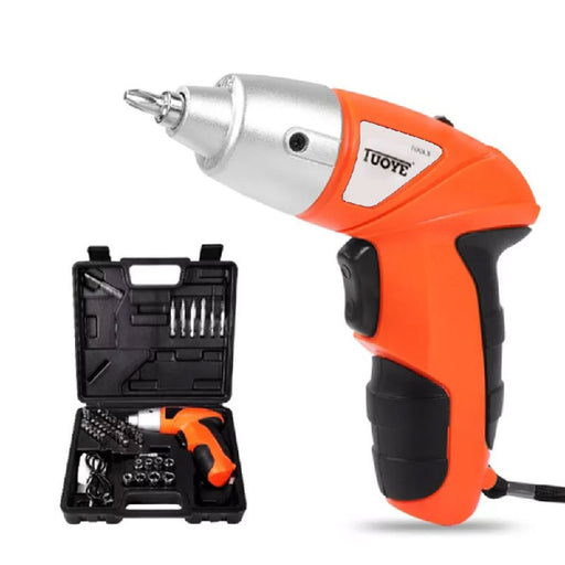 دريل بحجم صغير ٤٥ قطعه 45pcs cordless screwdriver  عدد صناعية وصيانة