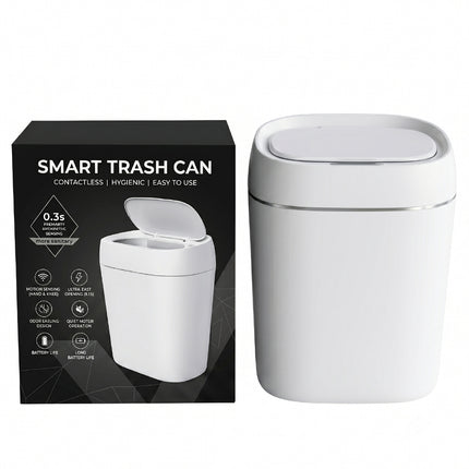 سلة قمامة ذكية بحساس حركة تلقائي Smart Trash Can