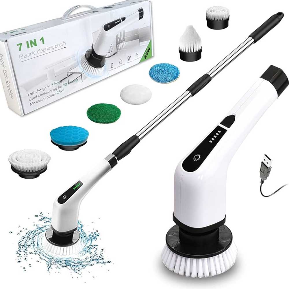 فرشاة تنظيف كهربائية لاسلكية 360 درجه Electric Cleaning Brush