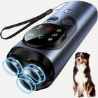 جهاز طرد و تهدئة الكلاب مع اضاءة Ultrasonic Dog Repeller