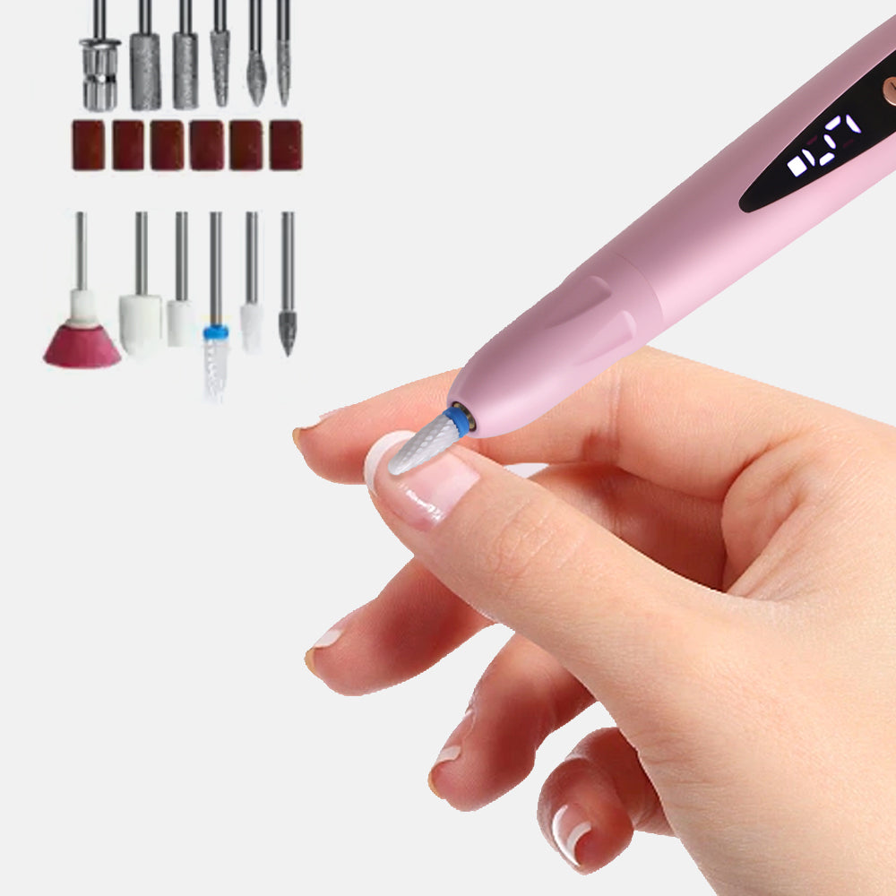 جهاز برد للأظافر وتجفيف للمناكير شحن 2X1 Electric Nail Device