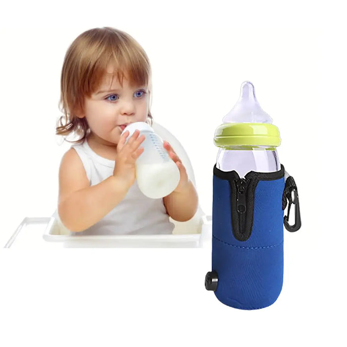 سخان علبة حليب الأطفال يعمل على شاحن السيارة Portable Baby Bottle Heater Device In Car  أدوات منزلية