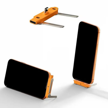 كابل شحن سريع 2 في 1 مع حامل هاتف Fast Charging Cable With Phone Stand