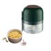 مفرمة ثوم تعمل بالشحن مع ملعقة 250 مل Multifunctional Electric Cooking Machine Garlic -  