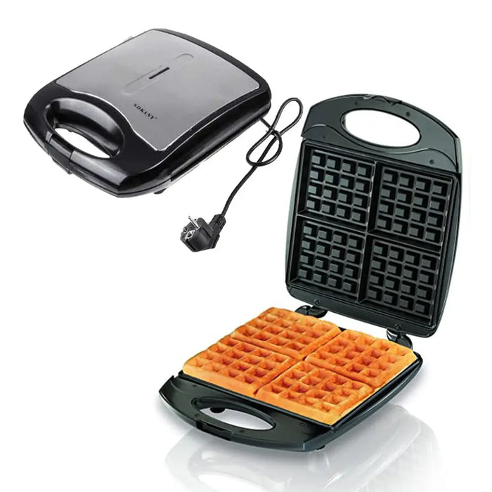 ماكينة صنع الوافل المنزلية 4 قطع Sokany 4 Slice Waffle Machine -  