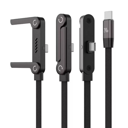 كابل شحن سريع مع حامل موبايل متعدد الزوايا Fast Charging Cable