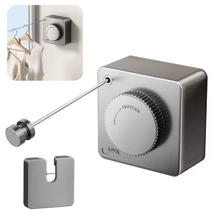 حبل غسيل قابل للسحب من الفولاذ المقاوم للصدأ Retractable Steel Clothesline