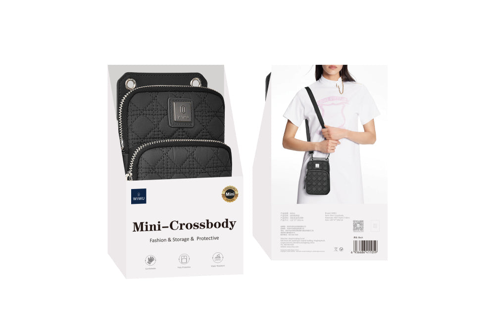 WiWU Waterproof Mini Crossbody bag Easy-to-take Sling Pouch Messenger Bag for daily use  Bag