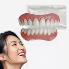 طقم أسنان سيليكوني علوي وسفلي SILICONE RELINE DENTURE SET