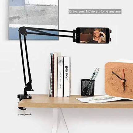 حامل الموبايل أو التابليت يثبت على سطح المكتب Mobile or tablet holder that attaches to the desktop  إكسسوارات هاتف وكمبيوتر