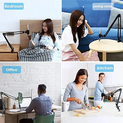 حامل الموبايل أو التابليت يثبت على سطح المكتب Mobile or tablet holder that attaches to the desktop  إكسسوارات هاتف وكمبيوتر