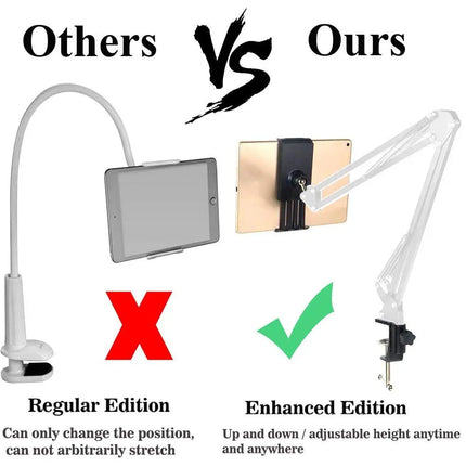 حامل الموبايل أو التابليت يثبت على سطح المكتب Mobile or tablet holder that attaches to the desktop  إكسسوارات هاتف وكمبيوتر