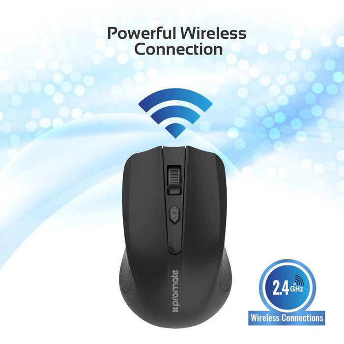 PROMATE Clix-8 2.4GHz Wireless Ergonomic Optical Mouse  Wireless Mouse