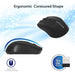 PROMATE Clix-8 2.4GHz Wireless Ergonomic Optical Mouse  Wireless Mouse