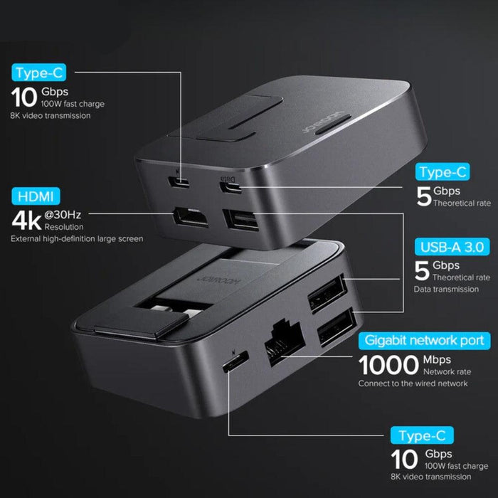 JOYROOM S-H121 J-Cube Multifunctional Docking Station  JOYROOM S-H121 J-Cube Multifunctional Docking Station