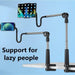 Long Arm Table Stand Holder Aluminum Lazy Tablet Phone Holder Universal Desktop Phone Clip Bedside Stand for iPhone iPad Samaung  حامل هاتف