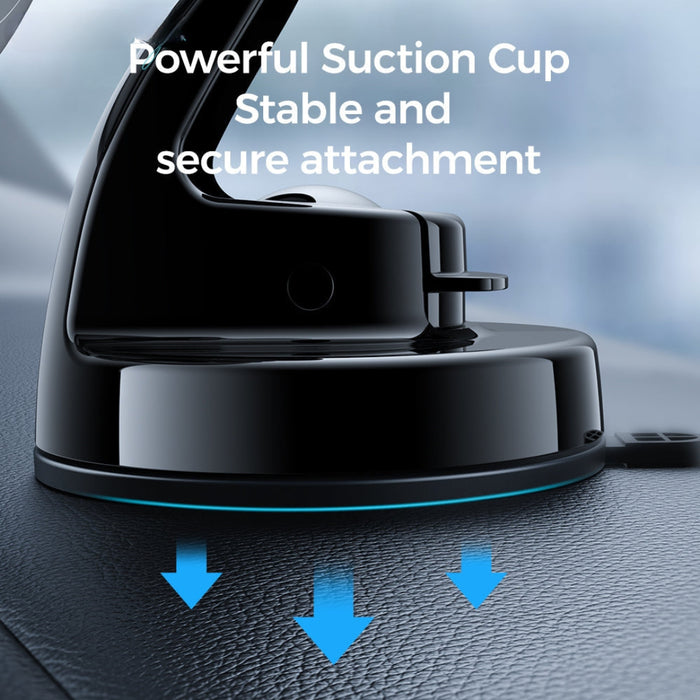 JOYROOM ZS290 Magnetic Wireless Car Charger Holder With LED Letter Ring(15W)  Mobile Holders