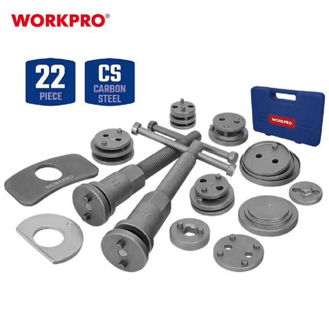 طقم عيار بريكات 22 قطعة من وورك برو (WP204015) - jabalitools