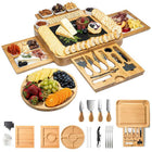 صنية تقديم الطعام العصرية من خشب البامبو Food Serving Tray
