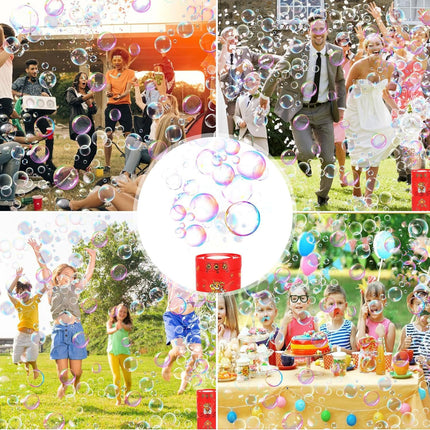 آلة فقاعات الصابون الاوتوماتيكية على شكل العاب نارية شحن Bubble Machine 6102