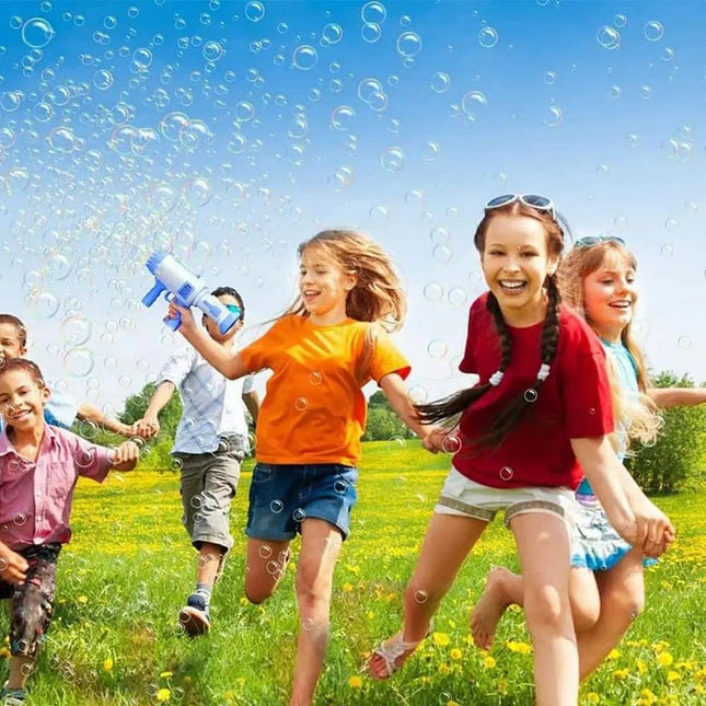 آلة فقاعات بازوكا تعمل بالبطاريات Bubble Gun 25 HOLES 2581