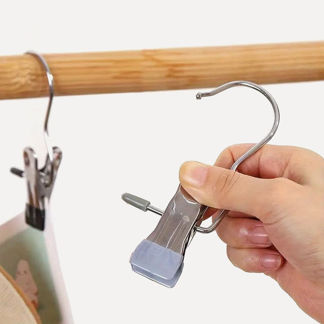 علاقة بملقط متعددة الاستخدامHanging clips hooks  ملحقات تخزين