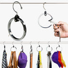 علاقة حلقية دوّارة من الكروم لتنظيم خزانة الملابس Organizing Chrome Ring Hanger  ملابس نسائية