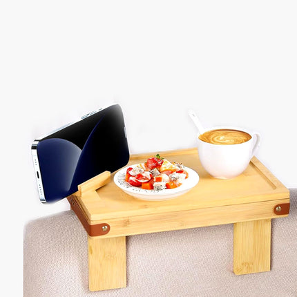 صينية ذراع الكنبة ذات الطبقتين 2-TIER SOFA ARM TRAY