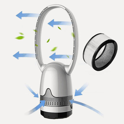2x1 مروحة تبريد بدون شفرات مع فلتر هواء Bladeless Cooling Fan With Air Filter