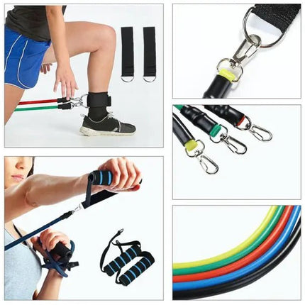 أحبال مقاومة مرنة للرياضة strength training elastic bands 2343