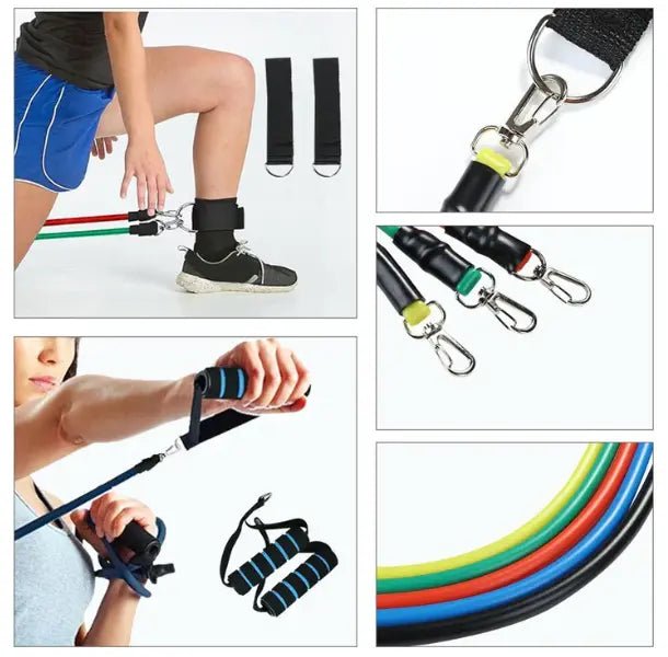 أحبال مقاومة مرنة للرياضة strength training elastic bands 2343