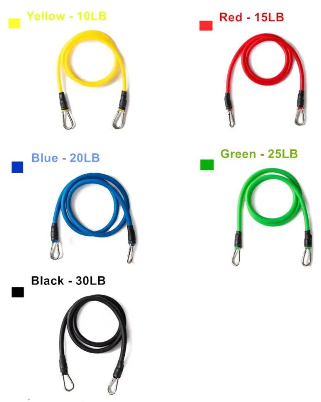 أحبال مقاومة مرنة للرياضة strength training elastic bands 2343