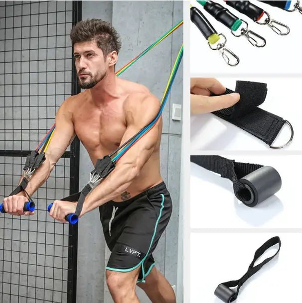 أحبال مقاومة مرنة للرياضة strength training elastic bands 2343