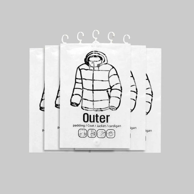 أكياس تفريغ الهواء لتخزين الملابس الثقيلة (جاكيت) Vacuum bags for storing heavy clothes 3144