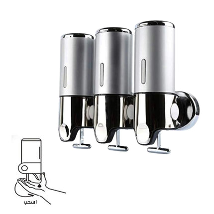 موزع صابون يدوي يثبت على الحائط Manual Wall Soap Dispenser Wall-Mounted 