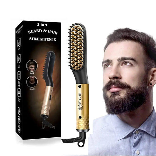 مصفف الشعر واللحية رجالي Beard Straightener Hair Straightener For Men -  