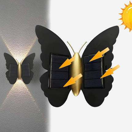 ليد جداري شمسي خارجي على شكل فراشة SOLAR LED GARDEN LIGHT