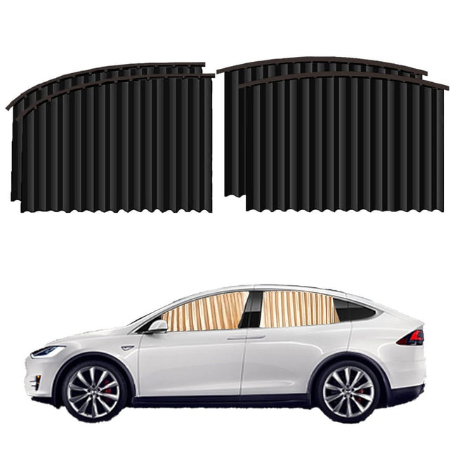 ستائر السيارة المغناطيسية  للزجاج  الجانبي الأمامي والخلفي ٤ شبابيك  قطع سيارات